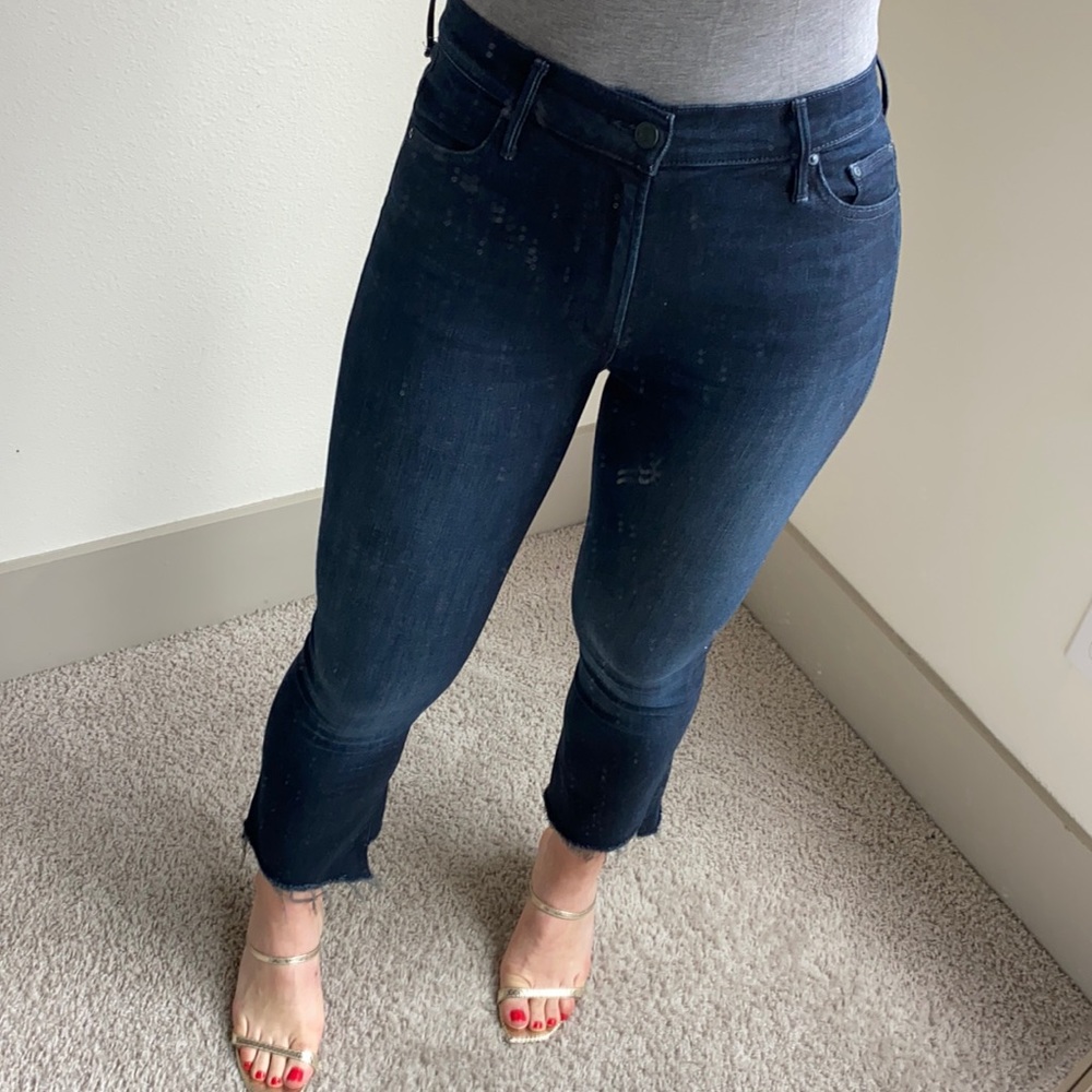 Mother Cropped High Rise Jean